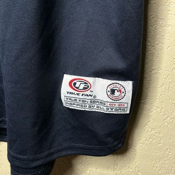 MLB Yankees Baseball Jersey Size L Navy Blue - Picture 5 of 6